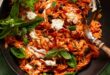 Roasted Red Pepper Goat Cheese Risoni / Orzo