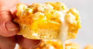 Mango bars with lime drizzle